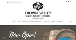 Desktop Screenshot of crownvalleywinery.com
